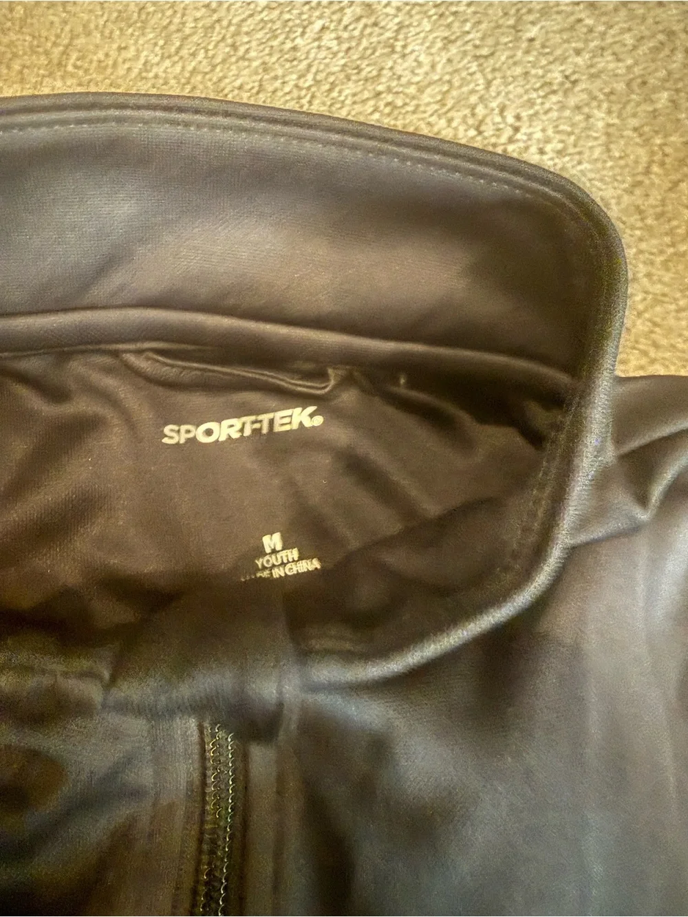 NEW Youth medium Black Full-Zip Track Jacket and Pants Set